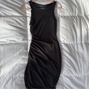 Ruched Bodycon Midi Dress